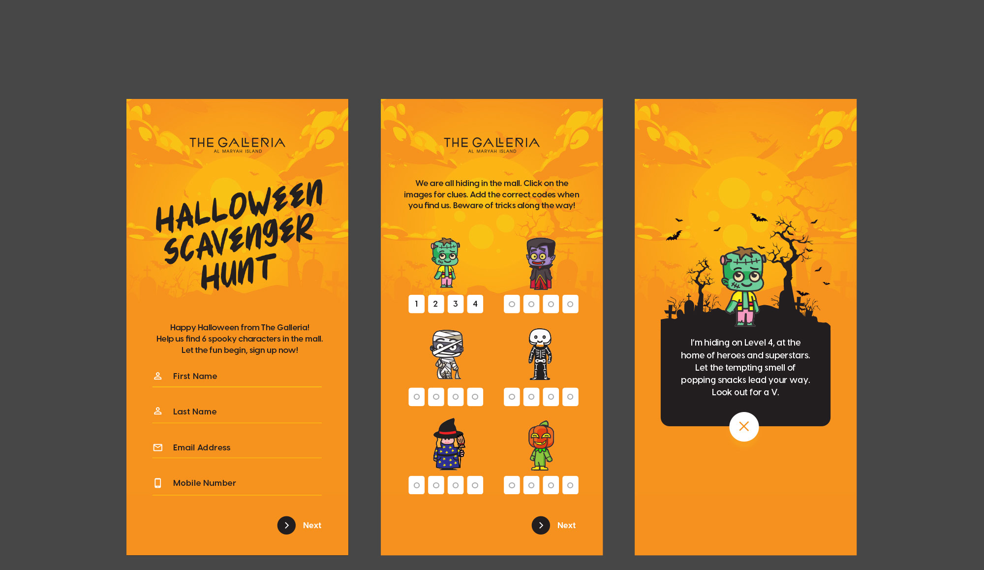 Halloween Scavenger Hunt at the Galleria