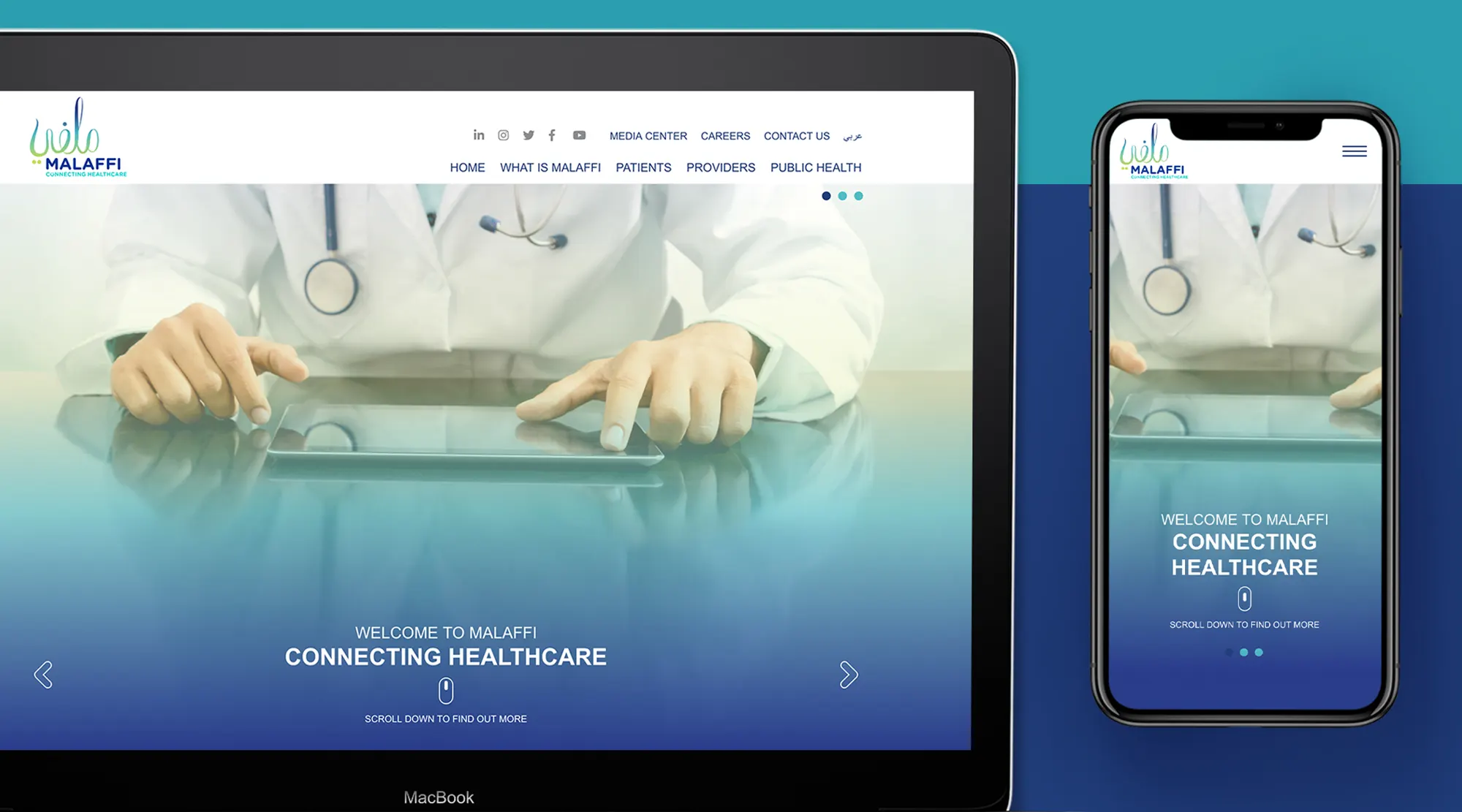 healthcare web design and development case study