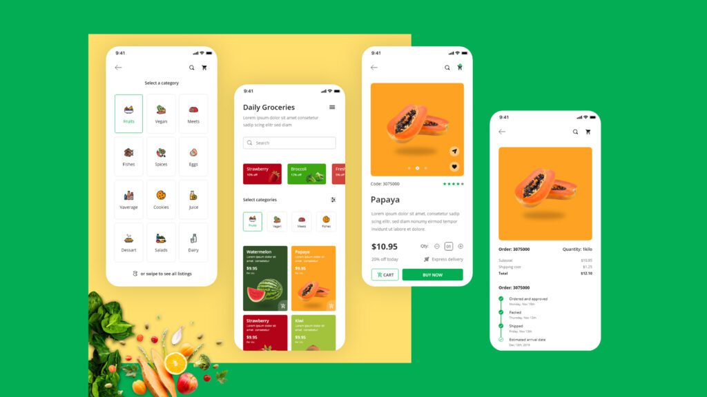 grocery apps ui ux