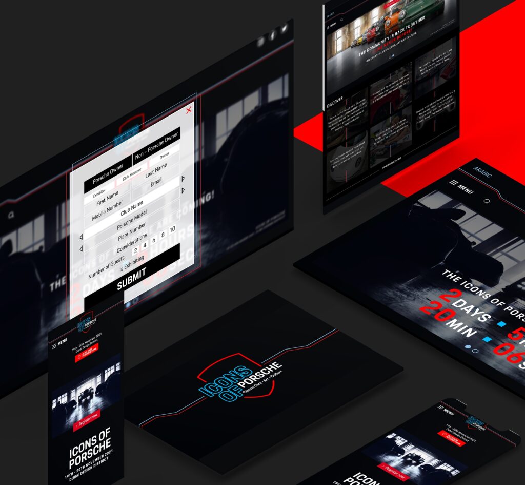 Icons of Porsche Website Design and Development Case Study