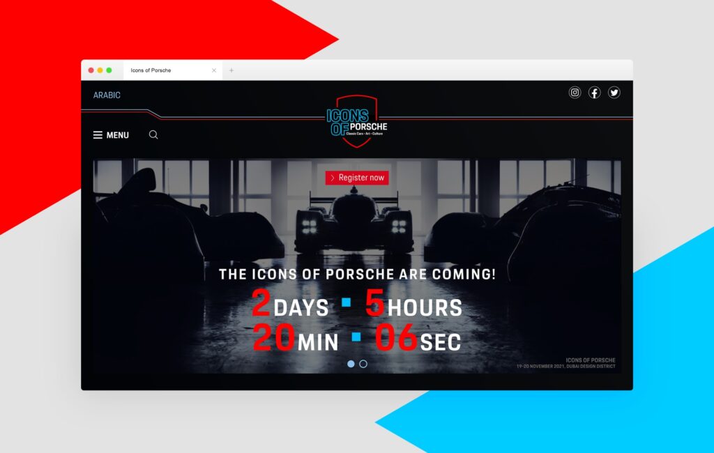 Icons of Porsche Website Design and Development Case Study