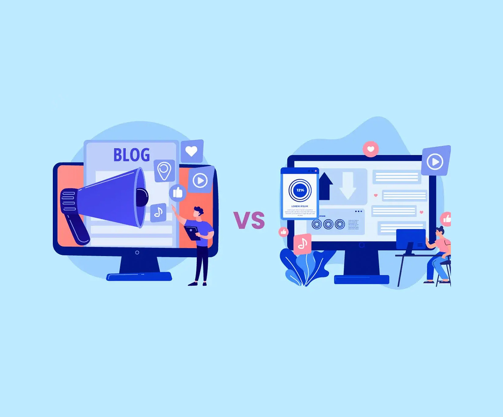 Blogging vs Vlogging