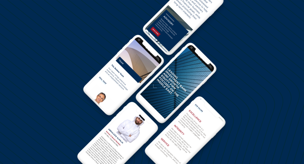 wordpress website development portfolio for Bank