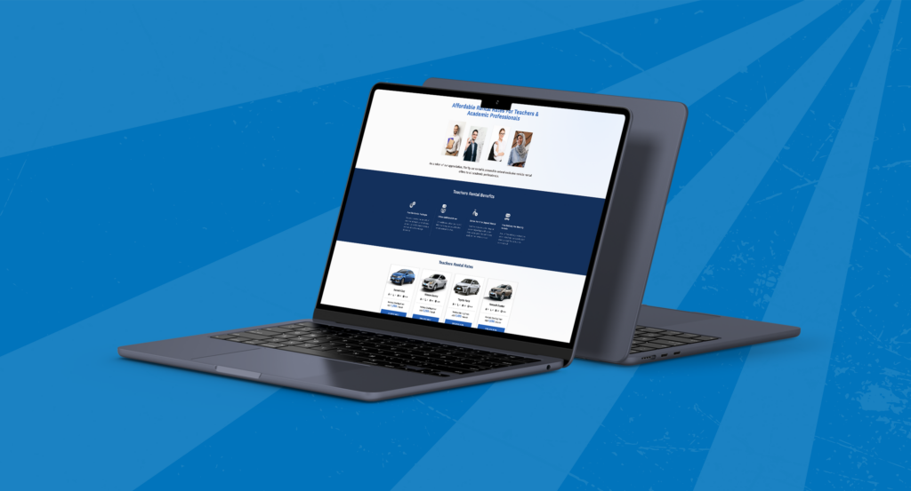 case study for car rental service platform UX development