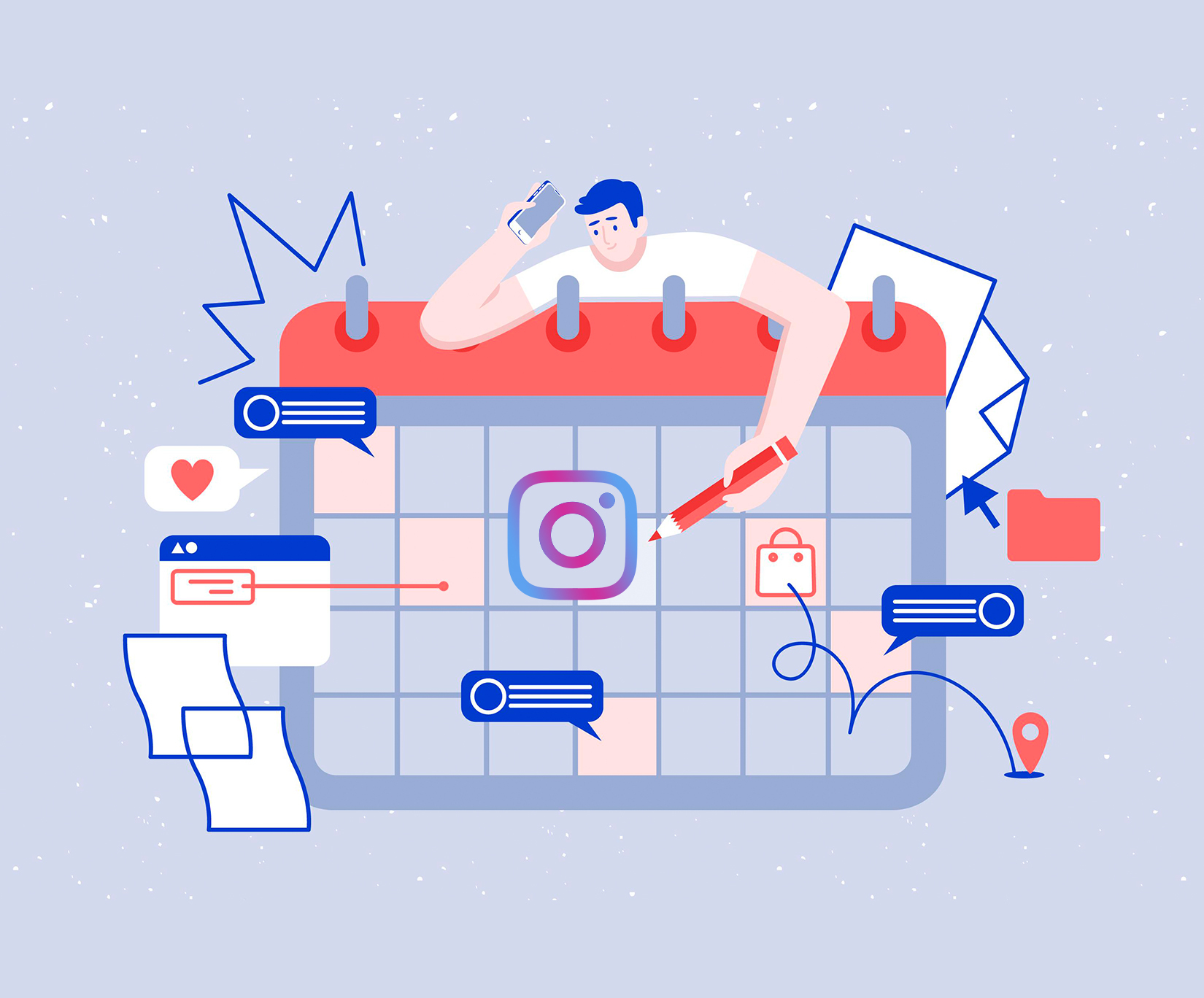 Instagram content calendar