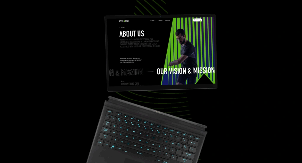 hyperactive campaign scaled visual