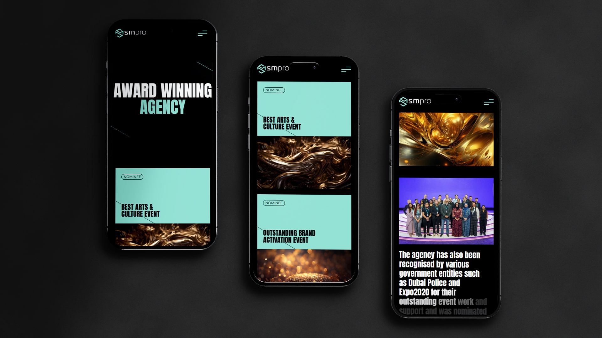 Elevating Experiential Excellence: SM PRO Events WordPress Website by GTECH