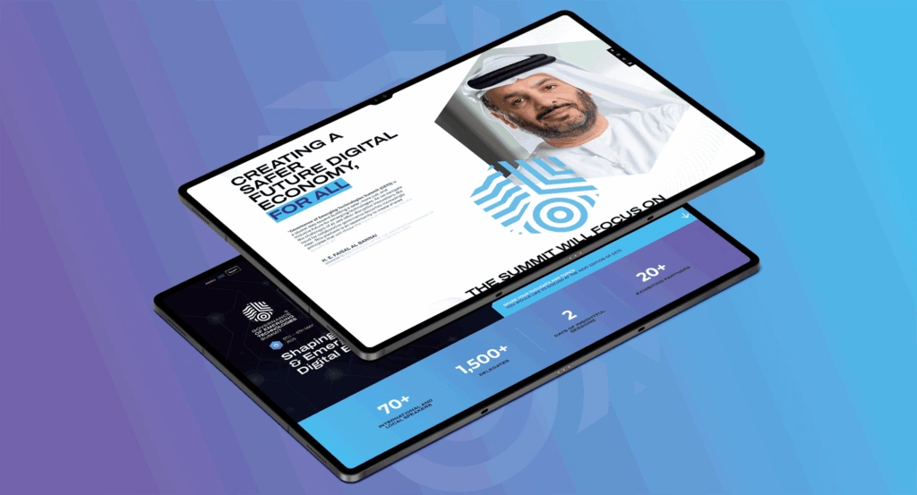 GETS 2025 summit website designed by GTECH