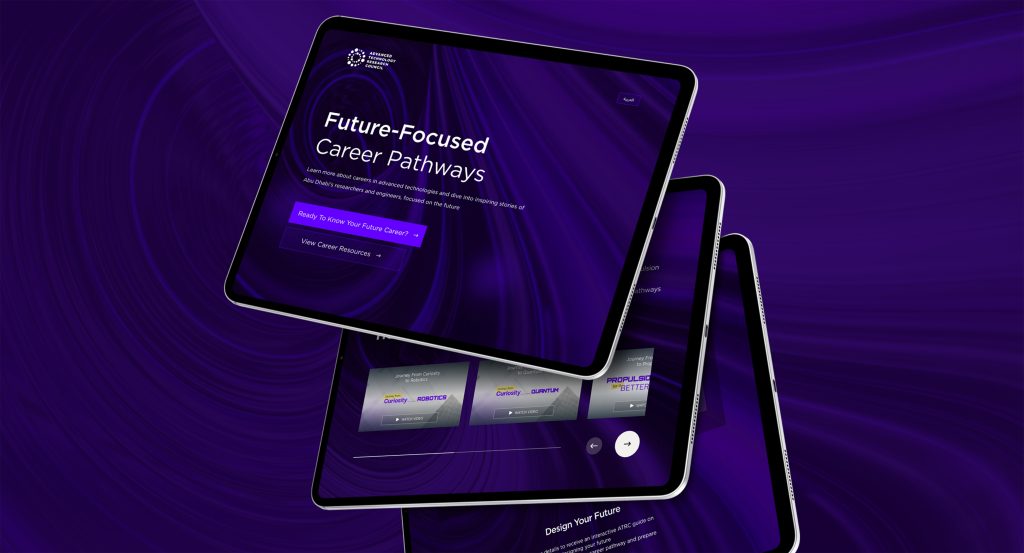 Arabic RTL career pathway visualisation by GTECH