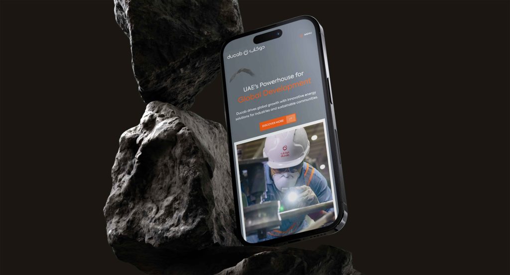 Ducab Industrial Web Redesign Portfolio