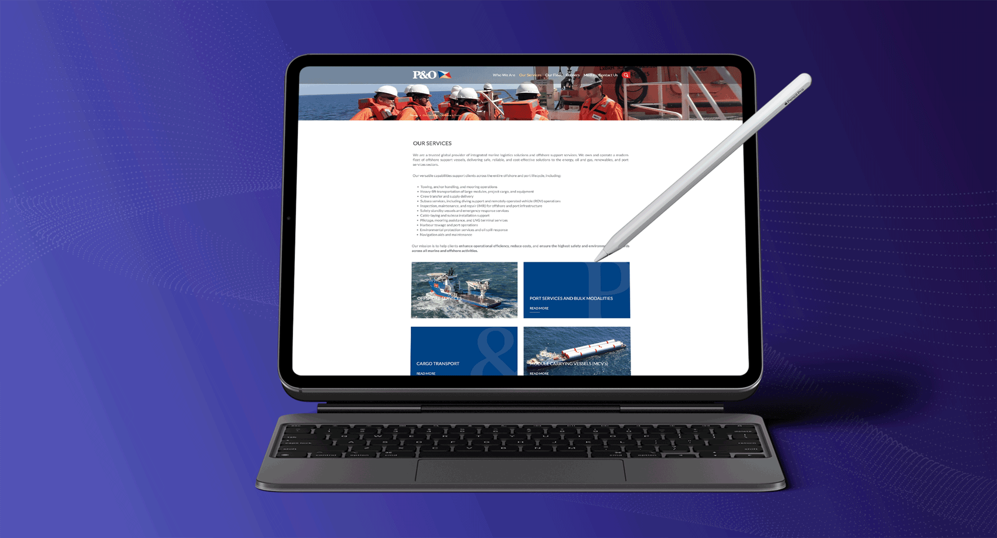 Charting Digital Waters: Enterprise WordPress Platform for P&O Maritime Logistics