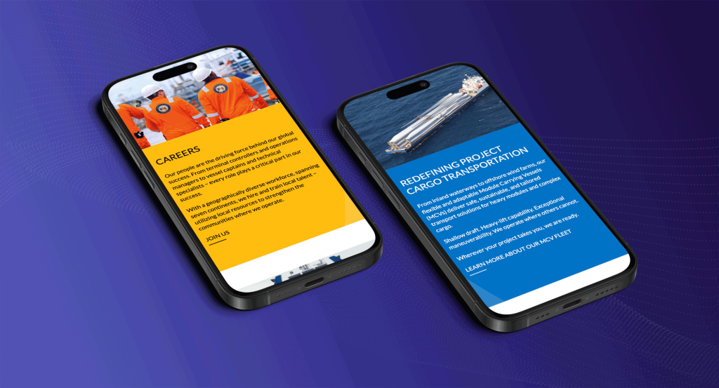 WordPress Platform for P&O Maritime Logistics
