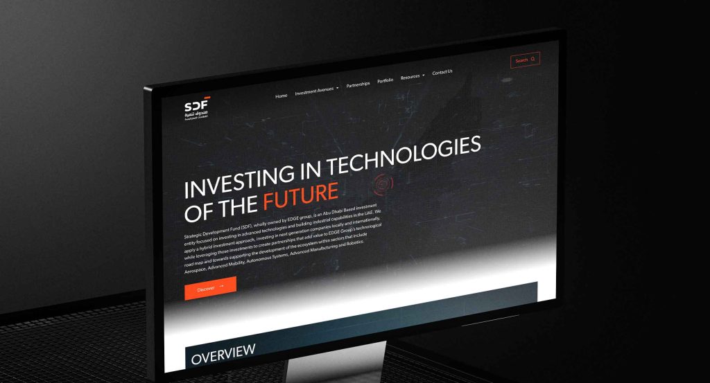 SDF Corporate Website Transformation case study